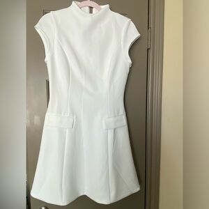 Rachel Parcell Cap Sleeve Mini Ivory Medium